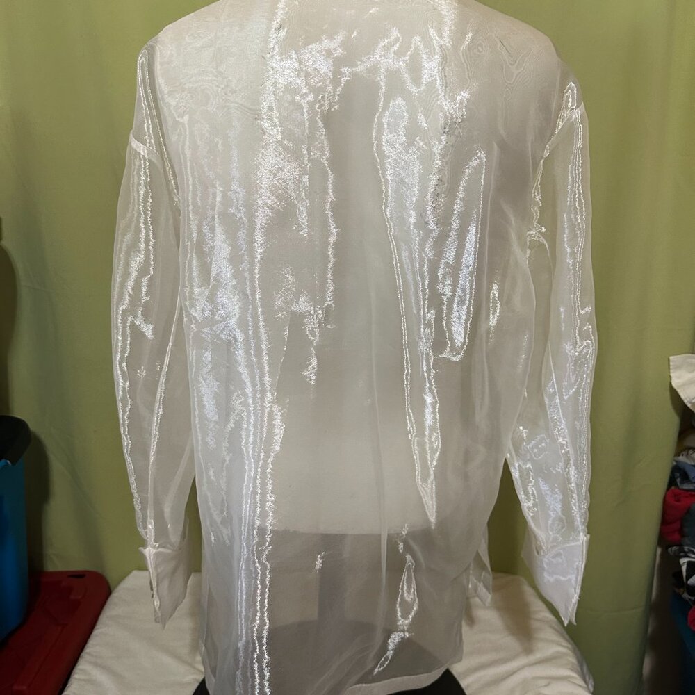 Philippines Filipino Barong Floral Design Men's Long Sleeve Barong Size XL-2XL - Picture 2 of 7
